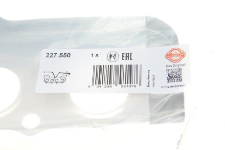 Прокладка выпускного коллектора elring 227550