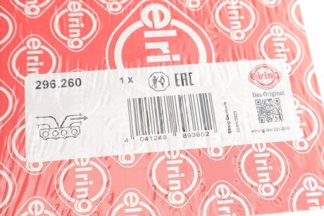 Прокладка выпускного коллектора elring 296260