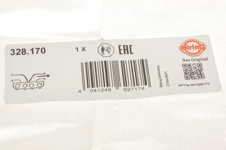 Прокладка выпускного коллектора elring 328170