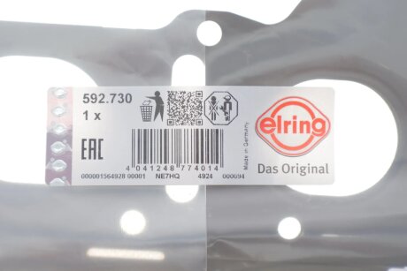 Прокладка выпускного коллектора elring 592730
