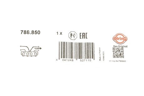 Прокладка выпускного коллектора elring 788850