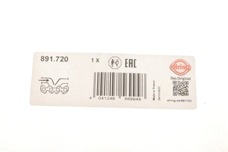 Прокладка выпускного коллектора elring 891720