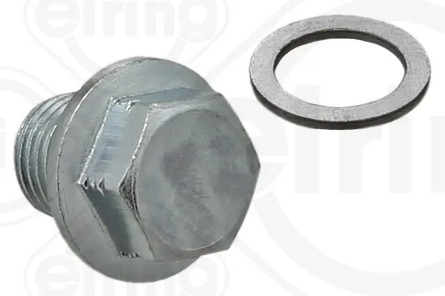 Резьбовая пробка, масляный поддон с уплотнительной шайбой M14x1,5x15 (пр-во) Elring 105.630 (фото 1)