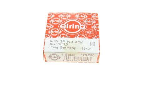 Сальник гідропідсилювача керма (гура) elring 128250