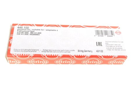 Сальник гидроусилителя руля (гура) elring 445100