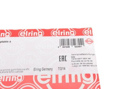 Сальник гидроусилителя руля (гура) elring 747210