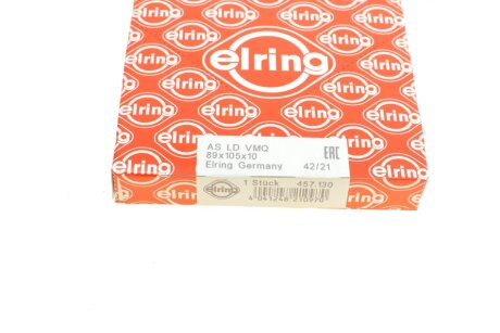 Сальник коленвала передній elring 457130