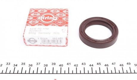 Сальник коленвала передній elring 562661