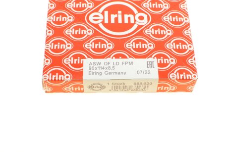 Сальник коленвала передній elring 588620