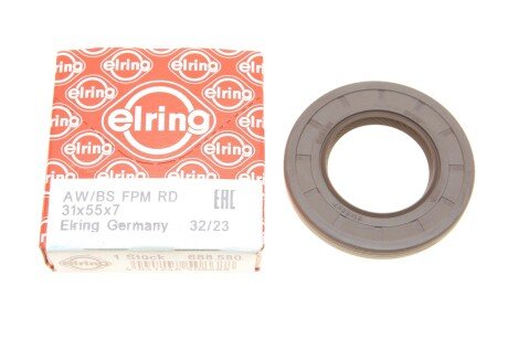 Сальник коленвала передний elring 688580