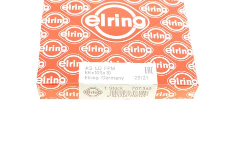 Сальник коленвала передний elring 707340