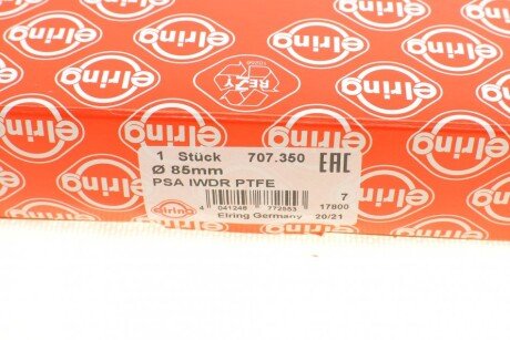 Сальник коленвала передний elring 707350