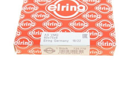 Сальник коленвала передний elring 725770
