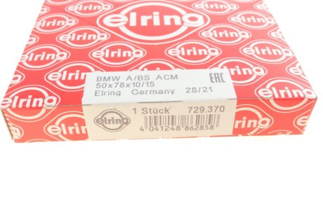 Сальник коленвала передній elring 729370