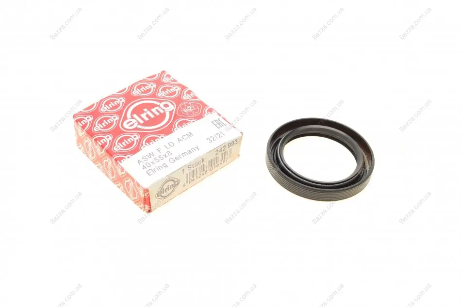 Сальник REAR КПП BMW ВСЕ 40X55X8 (пр-во) elring 242.993