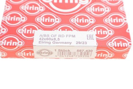 Ущільнююче кільце elring 587430