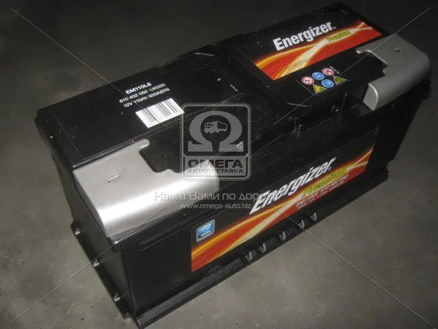 Аккумулятор 110Ah-12v Prem.(393х175х190), R,EN920 Energizer 610402092 (фото 1)