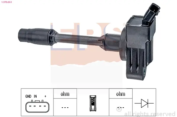 TOYOTA Котушка запалювання C-HR 1.8 Hybrid 16-, COROLLA 1.8 Hybrid 18-, PRIUS 1.8 Hybrid 15- EPS 1970653 (фото 1)