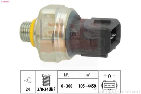VOLVO Пневмоклапан кондиционера S40/V407/V70/S60/XC90 -14 EPS 1980088