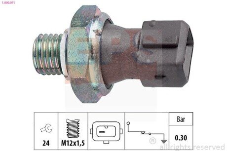 Датчик тиску масла eps 1800071 на MINI MINI