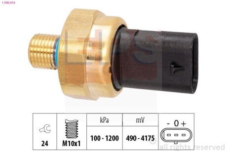 Датчик тиску масла eps 1.980.018 на Мерседес GLC-Class X253