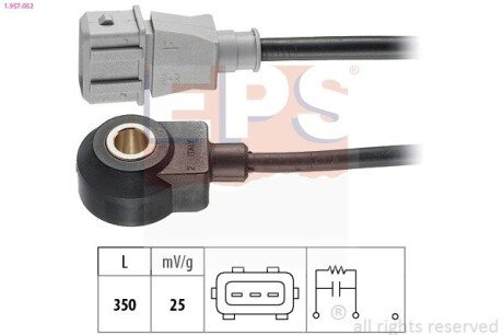 Датчик детонації eps 1.957.052 на Chevrolet Aveo т200