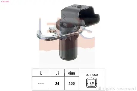 Датчик колінвала Peugeot 206/307 2.0 HDi 00- EPS 1.953.293