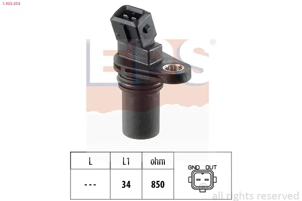 Датчик положення к/вала Mitsubishi Colt VІ 04- Smart City 0.6 / 0.8Cdi EPS 1953354 (фото 1)