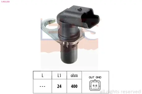 Датчик положення коленвала Citroen C8,JumpyPeugeot 806,Expert 2.0-2.2HDI 08.99- Fiat Scudo 2.0-2.2JTD 10.99- EPS 1.953.258