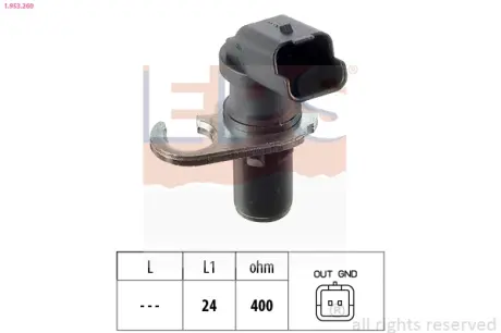 Датчик положення коленвала PSA 2.0Hdi/2.2JTD 10.99- EPS 1 953 260