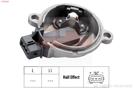 Датчик положення розпредвала VW Passat/Golf V 1.8 /Audi A3/A4/A6/A8 94- EPS 1.953.365