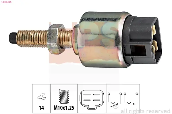 Датчик стоп-сигналу Honda Accord IV/V 2.0-2.2 90-98 Mitsubishi Galant IV/V/Pajero 88- EPS 1.810.125 (фото 1)