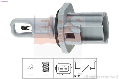 Датчик темп. впуск. повітря Ford 1.3/1.4/1.8Tdci eps 1994017 на Форд Мондео 1