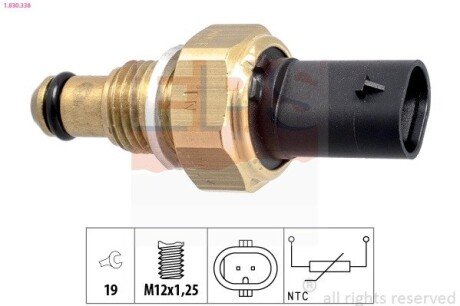 Датчик темпер MB C/E class 2.0/2.2/2.5 CDI, 07- eps 1830338 на Мерседес W212