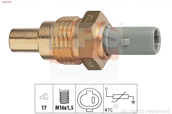 Датчик температури охолодж. рідини Toyota Camry, Carina E, Hilux 1.8/2.0/2.2/2.4 08.88-, 4-Runner LN130 93- EPS 1830161