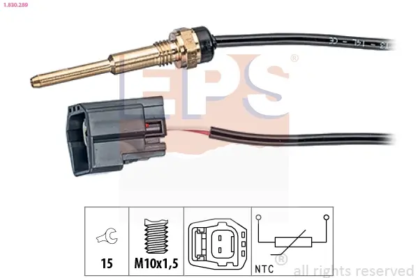 Датчик температури охолоджуючої рідини Citroen Jumper 2.2HDi 06-/Ford Focus 1.8/2.0 99-04/Transit 2.2TDCi 06- EPS 1830289 (фото 1)