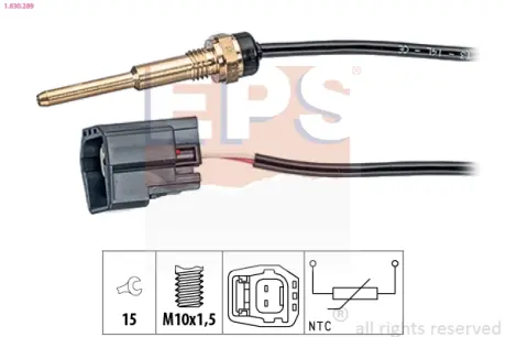Датчик температури охолоджуючої рідини Citroen Jumper 2.2HDi 06-/Ford Focus 1.8/2.0 99-04/Transit 2.2TDCi 06- EPS 1830289