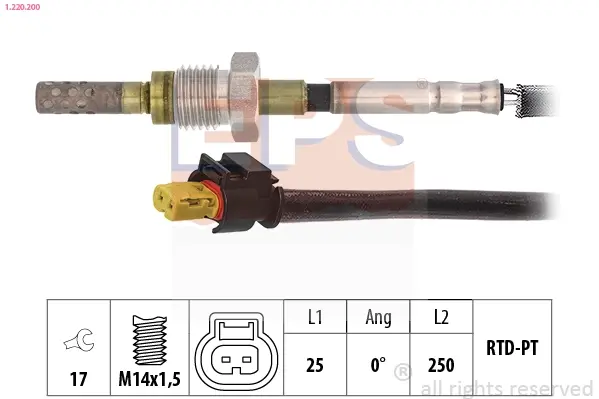Датчик температури випускних газів MB A (W169) 160CDI/180CDI/200CDI 04-12 EPS 1220200
