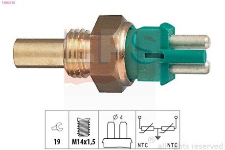 Датчик температури води DB OM603 87- eps 1830140