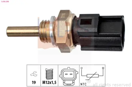 Датчик температури води Lexus IS 300 01-05/LS 400/430 97-06/Toyota Land Cruiser 100 4.7 98- EPS 1830298 Тойота Ленд крузер 100