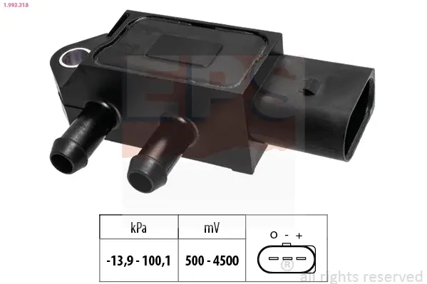 Датчик тиску газової сумiшi VAG 1.6-2.0Tdi EPS 1993318