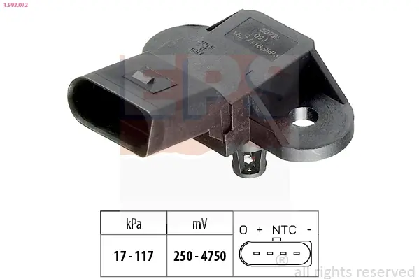 Датчик вакуума VAG 1.0-2.0 FSI 11.95- EPS 1993072