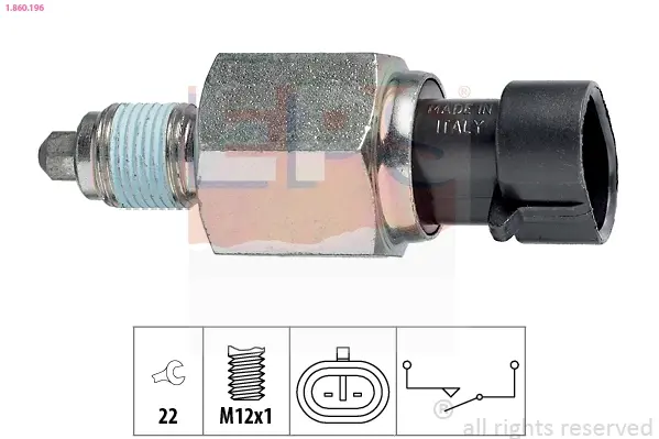 Датчик зад.ходу Fiat Doblo 1.4 10- EPS 1860196 (фото 1)