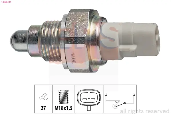 Датчик зад. ходу Toyota Auris, Avensis, Camry, Carina, Corolla, Hilux, Land Cruiser, RAV 4, Yaris EPS 1860111 (фото 1)