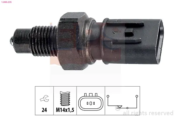 Датчик заднього ходу Hyundai Accent 00-,Coupe 96-02, Elantra 00-06, Sonata 98-01 EPS 1.860.235
