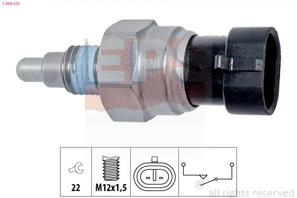 Датчик заднього ходу Opel Astra H, J, Corsa D, Meriva, Zafira 04- EPS 1860323 (фото 1)