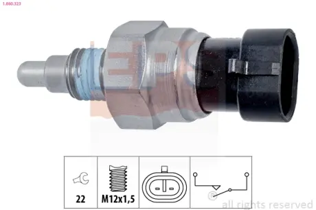 Датчик заднього ходу Opel Astra H, J, Corsa D, Meriva, Zafira 04- EPS 1860323