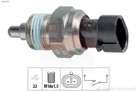 Датчик заднього ходу Opel Signum 03-, Vectra C 02- 1.9-3.2/ Saab 9-3 (YS3F) 2.0-2.2 02- EPS 1860254