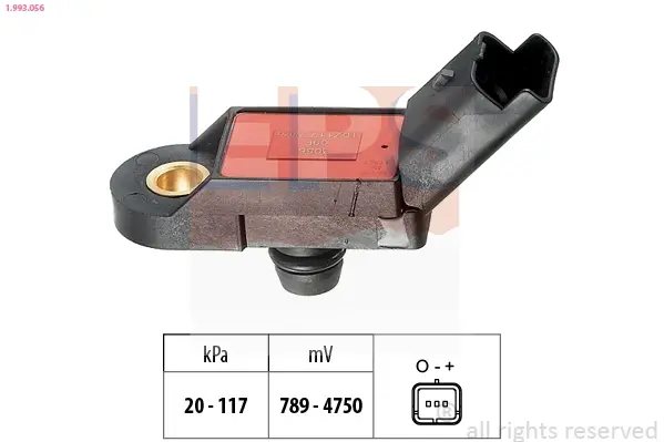 CITROEN Датчик давления FIAT EPS 1.993.056 (фото 1)