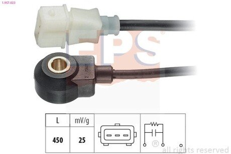 DAEWOO Датчик детонации Lanos 97- eps 1.957.023 на Фиат Мареа уикенд